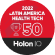 Selo Latin America Health Tech - Top 50 - Holon IQ 2022